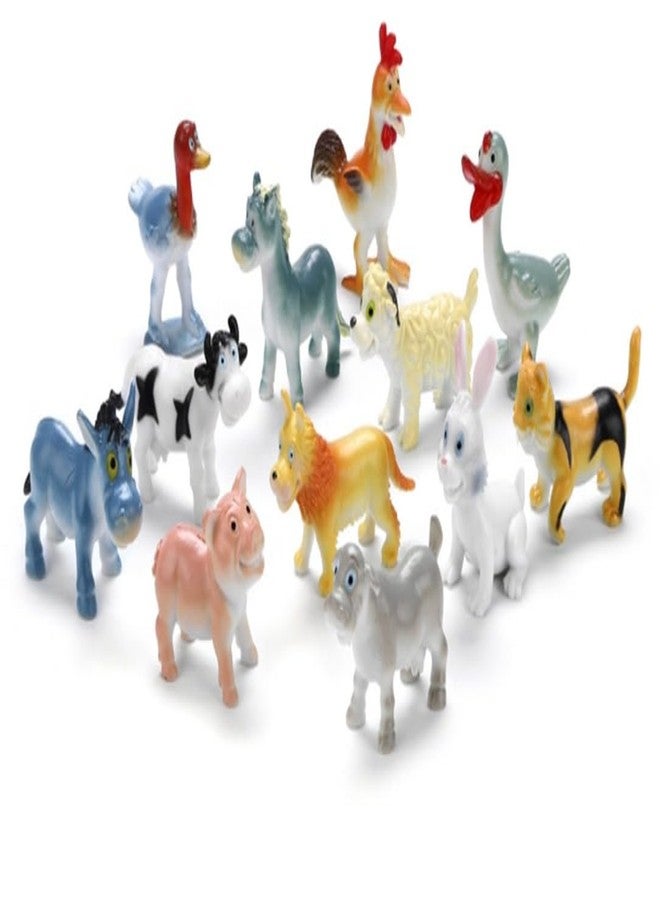 DIMAZO Small Kids Sea & Wild Animal Toys Sets for Fun, Educational, Spark Imagination and Learning (Multi Choice Sets) (Animal & Bird) 12pcs - Image 1